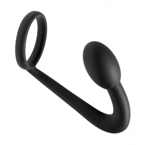 Anneau pénien en silicone et plug de prostate Prostatic Play Explorer