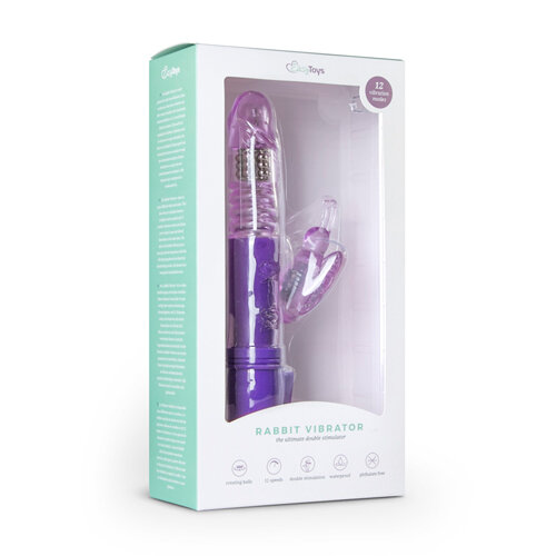 Stotende Butterfly Vibrator - Paars