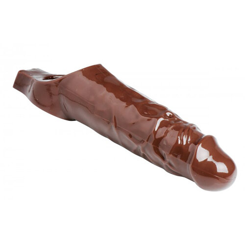 Really Ample Penis Enhancer Sheath - Brown