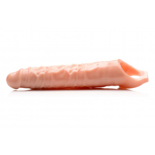 Extender Penis Sleeve With Nubs - Light Skin