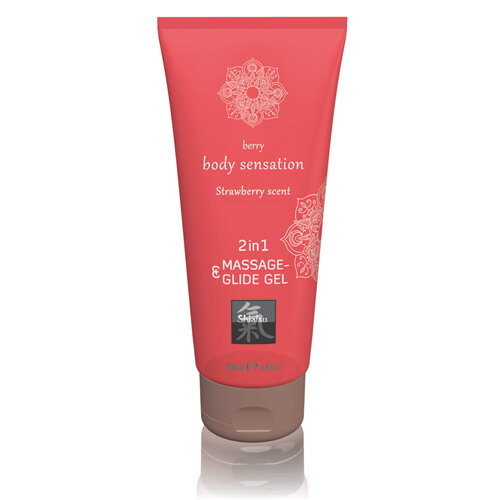 Massage- & Glide Gel 2 in 1 - Strawberry