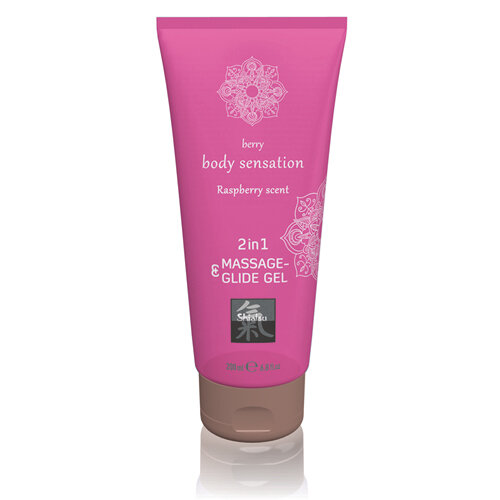 Massage- & Glide Gel 2 in 1 - Raspberry