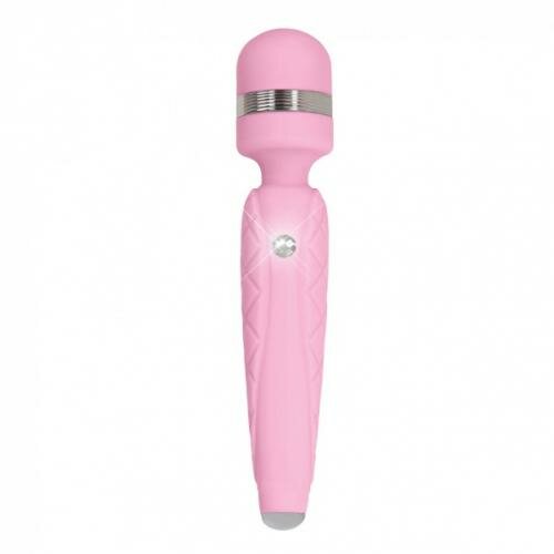 PILLOW TALK Stimulateur massant Cheeky Wand Wibe With Crystal