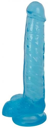 Dildo With Balls 20 CM - Berry Ice