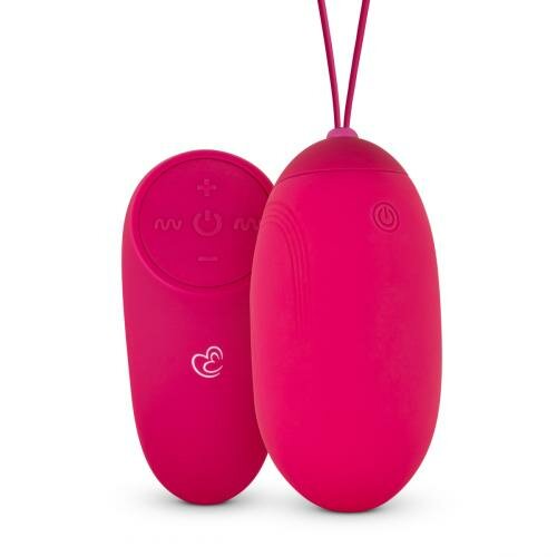 Œuf vibrant XL avec télécommande - Rose