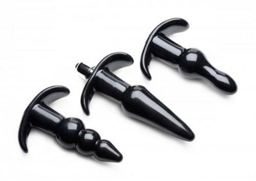 Thrill Trio Anal Plug - Set of 3 - Black