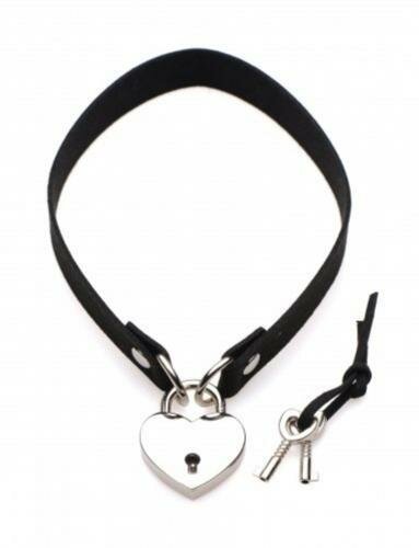 Lock-It Heart Choker With Lockable Heart