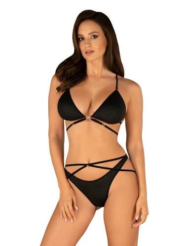 Cobra Nive Dessous-Set - Schwarz