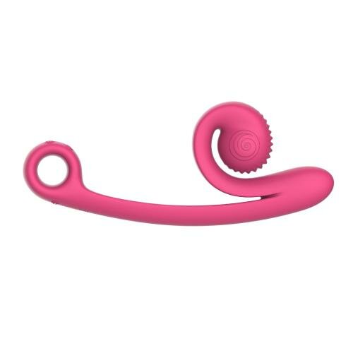 Vibromasseur Double Snail Vibe Curve - Rose