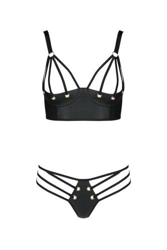 Malwia Strappy BH set - Zwart