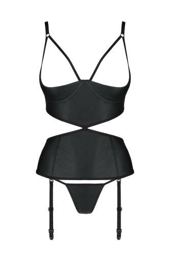 Jannies Open Cups Corset - Black