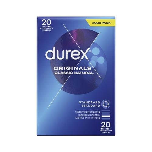 Durex Condoms Classic Natural - 20 pcs