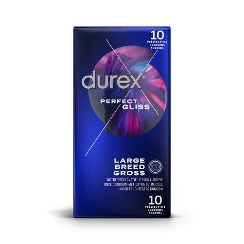 Durex Perfect Gliss Condoms - 10 pieces