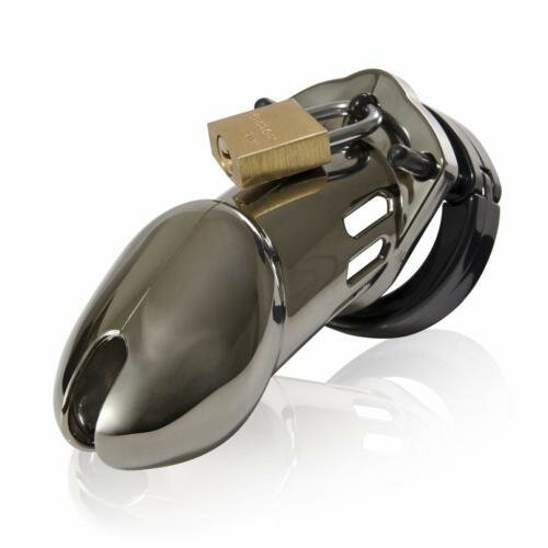 CB-6000 Chastity Cage - Chrome - 35 mm