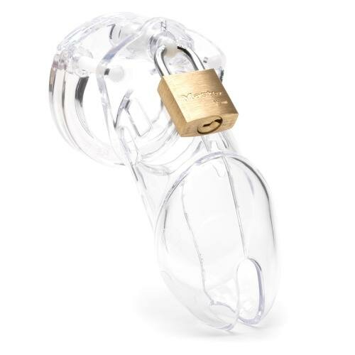 CB-6000 Chastity Cage - Clear - 37 mm