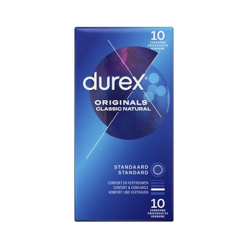 Durex Kondome Classic Natural - 10 Stück