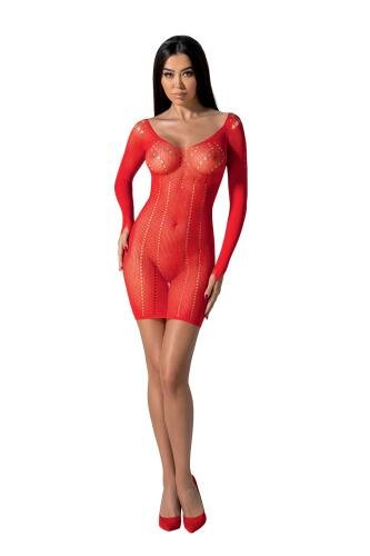 Passion - BS101 Netzkleid - Rot