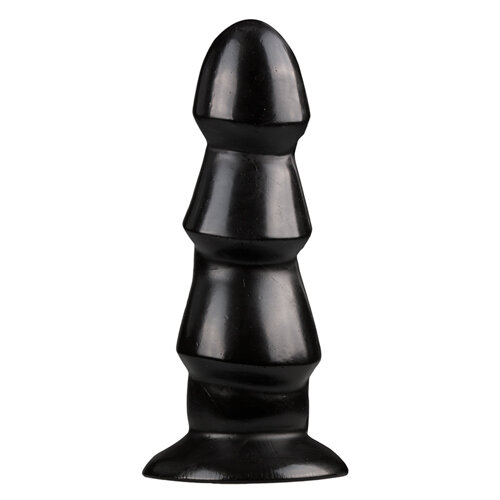 Dildo anal noir avec picots