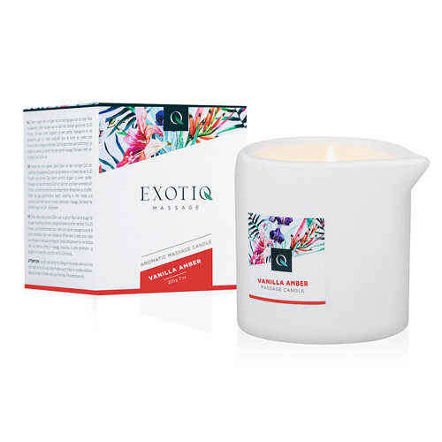 Exotiq Massage Candle Vanilla Amber - 200g