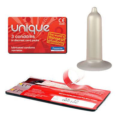 Pasante Unique Latexfree Condoms 3pcs