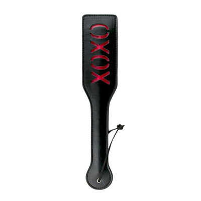 Black Leather Paddle - XOXO