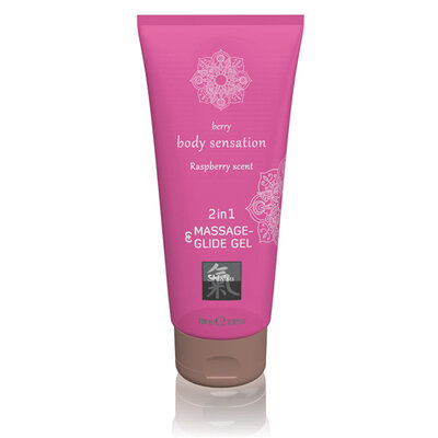 Massage- & Glide Gel 2 in 1 - Raspberry