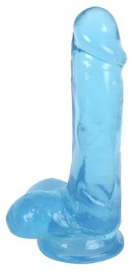 Dildo With Balls 15 CM - Berry Ice