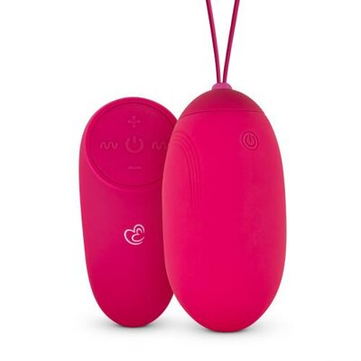 Œuf vibrant XL avec télécommande - Rose