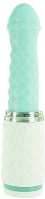 Pillow Talk - Feisty Thrusting Vibrator - Teal