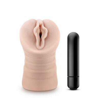 M for Men - Masturbateur Ashley avec vibromasseur bullet - Vagin