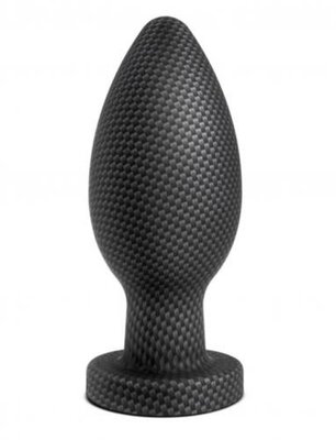 Spark - Silicone Anal Plug Carbon Fiber - Large