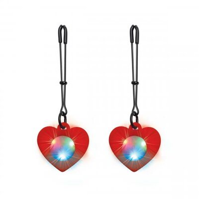 Charmed -  Heart Tweezer Tepelklemmen Met LED Verlichting