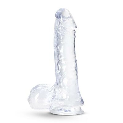 B Yours Plus - Ram 'n Jam Dildo - Transparent