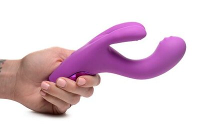 Dreifacher Rabbit Vibrator - Lila