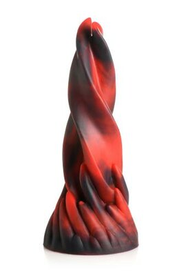 Hell Kiss Twisted Tongues Silicone Dildo