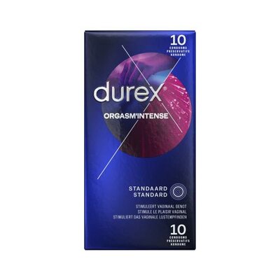 Durex Condoms Orgasm Intense - 10 pcs