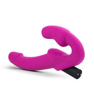 Temptasia - Estella Vibrating Strapless Strap-on - Pink