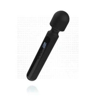 BLACQ - Digital Super Wand Vibrator - Black