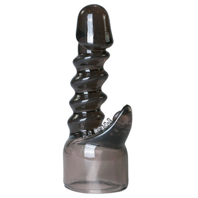 Easytoys Spiral Wand Attachment - Black