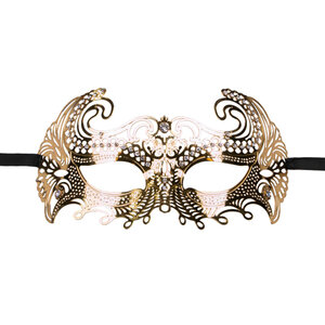 EasyToys – Venezianische Maske aus Metall in Gold