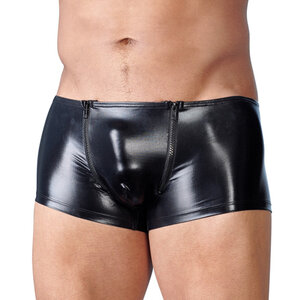 Wet look Men's Zippered Boxers