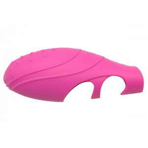 G-Punkt Fingervibrator aus Silikon in Pink