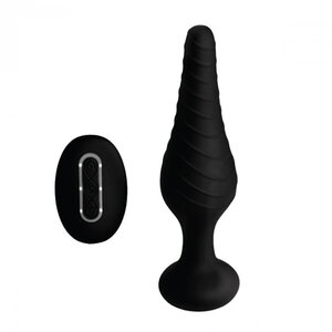 Plug anal vibrant en silicone avec télécommande