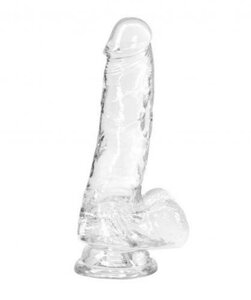 Crystal Addiction - Transparent Dildo - 18 cm