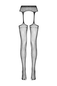 Suspender pantyhose Tula - Black