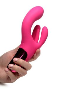 Dreifacher Rabbit Vibrator - Rosa