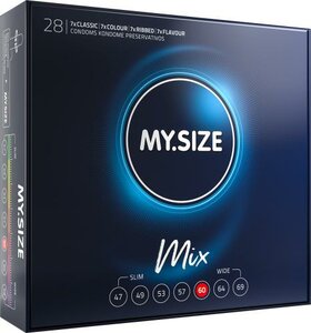 MY.SIZE Mix 60 mm Condoms - 28pcs