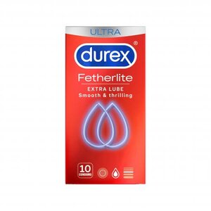 Durex Thin Feel Extra Lubricant - 10 pcs