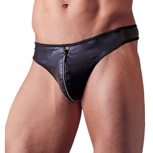 Men's G-string With Rhinestone Zip