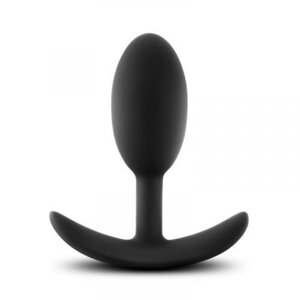 Anal Adventures Platinum - Silicone Vibra Slim Plug -Medium